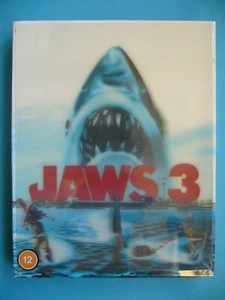 Jaws 3 Collector's Edition 4K UHD Blu-Ray Steelbook New Sealed - Picture 1 of 4