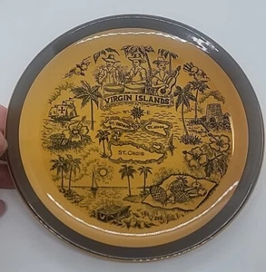 RARE Vintage Virgin Islands Souvenir Plate - Picture 1 of 4