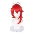 1Pcs Genshin Impact Diluc Cosplay Wig High Ponytail Red Long Wig Cosplay An Xx