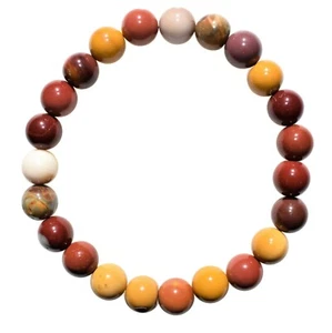 AUFGELADENE Mookait Kristall dehnbare Armbänder + Baby Selenit Puffy Herz WÄHLEN - Bild 1 von 38