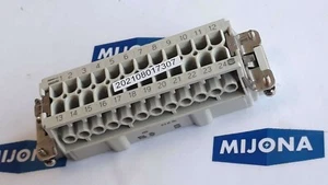 CONECTOR HARTING HAN 24 E M 16A 500V 6KV HS 12 0,5X3,5 PH1 - Imagen 1 de 9