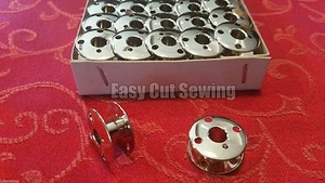 20 Metal Bobbins Singer 401,401A,404,500,500A,503,503A,547  GENUINE SINGER - Picture 1 of 1