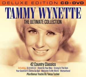 Tammy Wynette The Ultimate Collection CD/DVD Deluxe Edition CD with bonus DVD - Imagen 1 de 2