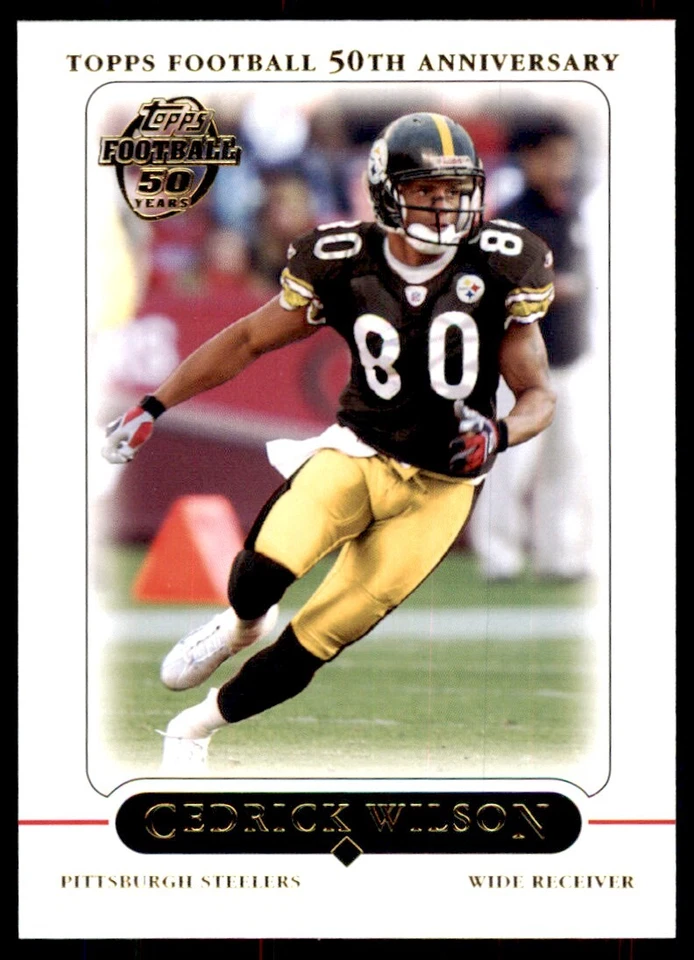 2005 TOPPS CEDRICK WILSON PITTSBURGH STEELERS #110 - Image 1 of 2