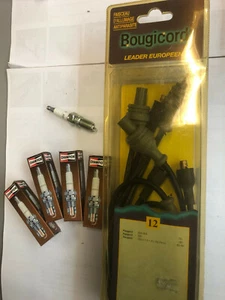 Peugeot 204/304/305 Dep 9/75 - Toma Ignición Bougicord + 4 Bujías Nuevo - Imagen 1 de 4