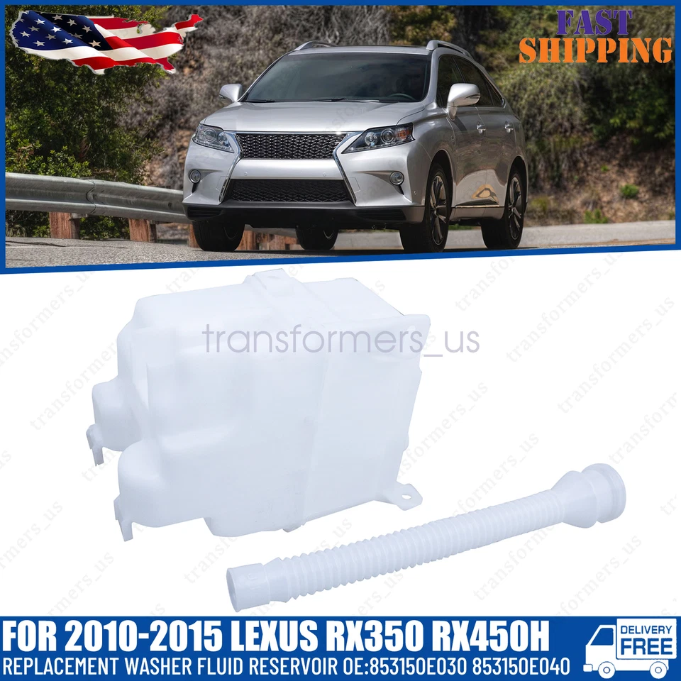 853150E040 853150E030 Washer Fluid Reservoir Fits 2010-2015 Lexus RX350 RX450H - Image 1 of 4