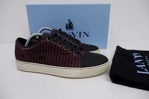 Zapatillas deportivas bajas Lanvin para hombre talla Uk 6 Eu 40 granate azul marino - Imagen 1 de 12