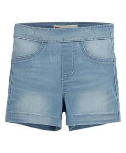 Girls' Levi's $28 Light Blue Denim Pull-On Shorty Shorts Size 8 NEW WITH TAGS - Picture 1 of 2