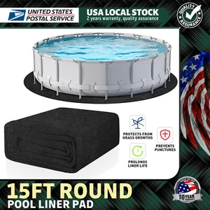 15feet Swimming Pool Ground Protector Duty Pool Pad For Above Ground Pools - Picture 1 of 18