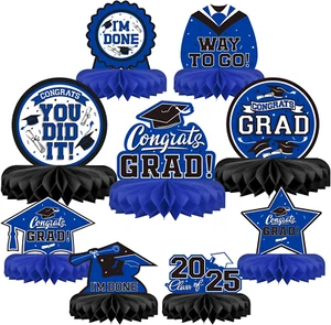 9PCS Graduation Party Decorations Congrats Grad Table Centerpiece Congratulate G - Picture 1 of 12