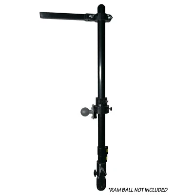 STRATUM OUTDOORS Transducer Pole with Ball Mount Adapter, RAM Ball Boat Mount, Telescoping Pole