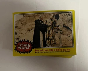 1977 Topps Star Wars Series 3 Yellow Complete Set 66 Cards #133-198 (#9) - Picture 1 of 14