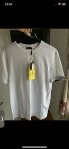 Men's Dsquared2 Underwear Tee Size L White Brand New With Tags - Picture 1 of 6