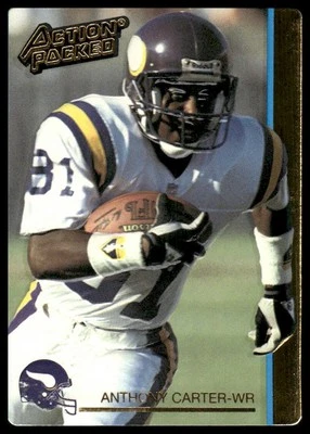 1992 Action Packed #151 Anthony Carter Minnesota Vikings - Image 1 of 2