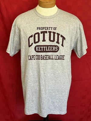 罕见全新 Property Cotuit Kettleers Cape Cod 棒球联盟球衣衬衫 L — 第 1/4 张图片
