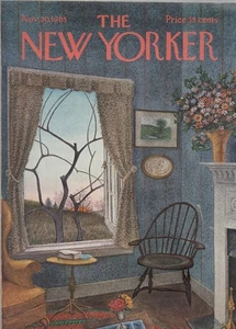 Nov 20    1965   new yorker magazine Cover by  Hubell---438 - Picture 1 of 1