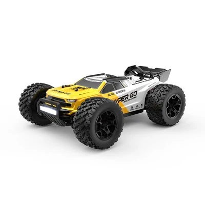NEU 2S MJX Hyper GO 14207 RC Car Offroad brushless 4WD 1:14 RTR schwarz/gelb - Bild 1 von 4