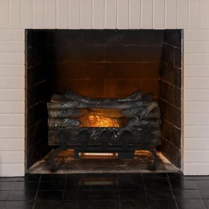 Pleasant Hearth Electric Fireplace Logs with Grate and Heater Crackling Noise - Picture 1 of 2