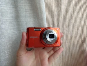 🔥RARE Orange Samsung ST70 14.2MP digital compact camera🔥WORKing FULL Set🔥 - Picture 1 of 8