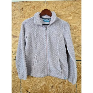 Chaqueta polar difusa Free Country para mujer bolsillos con cremallera pequeña - Imagen 1 de 12