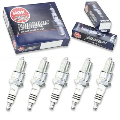 Velas de ignição 5 peças NGK Iridium IX para 1986-1987 Audi 4000 Quattro 2.2L L5 - para - Imagem 1 de 4