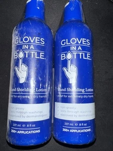 (2) Gloves In A Bottle Hand Shielding Lotion For Extremely Dry Skin 8 oz NEW - Picture 1 of 2