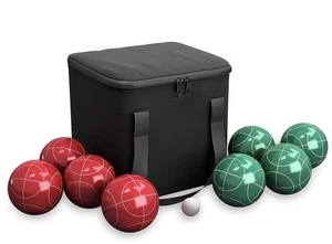 Vintage Boccia Ball Set mit Koffer & Anleitung - klassisches Outdoor Spiel - Bild 1 von 6