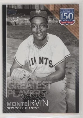 2019 Topps Greatest Players Black /299 Monte Irvin #GP-47 HOF - Image 1 of 2
