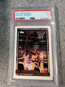 1992 Topps Gold Michael Jordan #141 PSA 5 EX Chicago Bulls HOF Legend - Picture 1 of 1