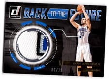 2015-16 DONRUSS BACK TO THE FUTURE MATERIALS PRIME #43 RYAN ANDERSON/19