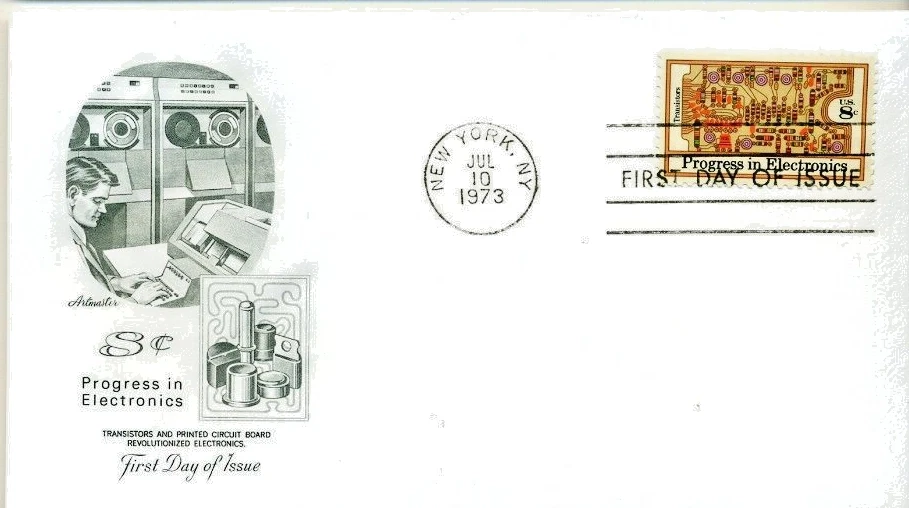FDC US #1501 USA 1973 Progress In Elelctronics Transistor 8¢ Art Master Cachet - Image 1 of 1