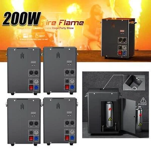 200W Flammenwerfer Flammenprojektor DMX Dj Jet Flame Machine Konzerte Show DJ - Afbeelding 1 van 28