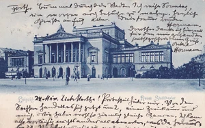 Litho AK 1899 Deutsches-Reich Leipzig Neues Stadttheater Theater Gebäude !!! - Bild 1 von 2