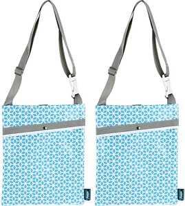2x Minky Waterproof Durable Adjustable Over Shoulder Peg Bag - Holds 50+ Pegs - Picture 1 of 5
