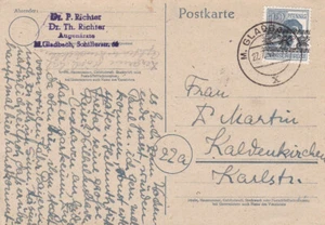 Schöner Brief Alliierte Besetzung / Stempel Mönchengladbach 1948 - Picture 1 of 2