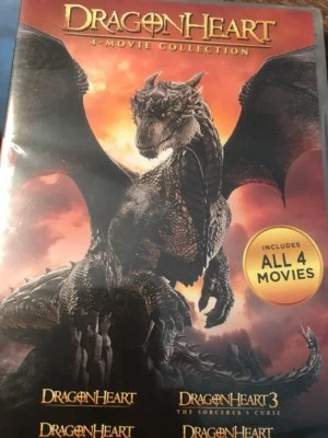 Dragonheart: 4-Movie Collection (DVD, 2017, 4-Disc Set) NEW - Image 1 of 2