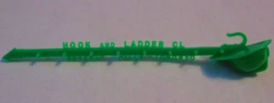 2 Green Hook & Ladder Club Swizzle Sticks, Beverly Hills & Toronto, CLOSED - Picture 1 of 7