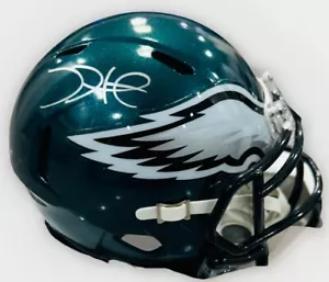 JALEN HURTS SIGNED MINI HELMUT PHILADELPHIA EAGLES SIGNED HANDSIGNIERT HELMUT JSA - Bild 1 von 6