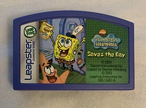 Leap Frog Leapster SPONGEBOB SQUAREPANTS SAVES THE DAY Game  Cartridge - Picture 1 of 2