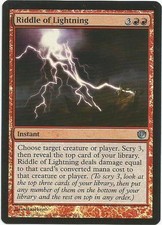 1x Foil - Riddle of Lightning - Magic the Gathering MTG Journey into Nyx