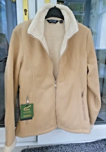 Regatta Honestly Outdoors Womens Brandall Fleece Jacket Size 12 Colour Moccasin - Picture 1 of 9