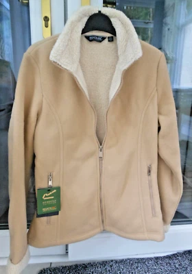 Regatta Honestly Outdoors Womens Brandall Fleece Jacket Size 12 Colour Moccasin - Image 1 of 4