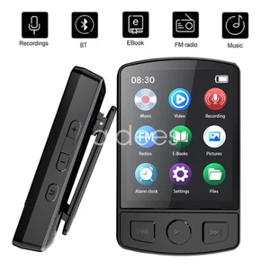 MP3 Player Bluetooth Sport Support 128GB mit Clip, HiFi Sound, FM Radio, Musik 1 - Bild 1 von 38