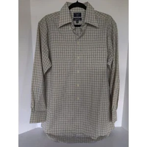 Dockers elegantes kariertes langärmliges Herrenhemd mit Knopfleiste und Kragen Medium - Bild 1 von 10