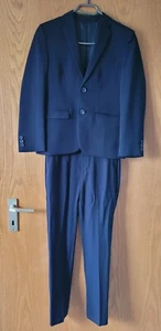 C&A Anzug komplett Sakko Hose und Hemd Blau / Weiß Größe 146 - Bild 1 von 6