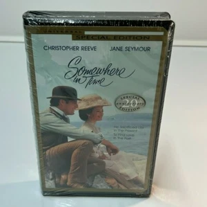 NEW SEALED Somewhere in Time-VHS 2000 Clam Shell 20th Anniversary Ed W/ STICKER! - Picture 1 of 12