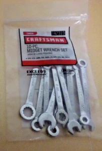 NUEVO Juego de 10 llaves de encendido Craftsman enano, estándar 5/32-7/16" SAE, mini pequeño - Imagen 1 de 2
