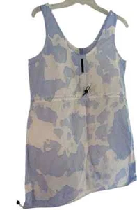 Nike Damen Tech Pack Blau Weiß Marmor Print Kleid, XS - Bild 1 von 3