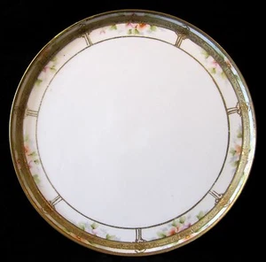 Antikes Nippon Morimura Floral Servier Waschtisch Tablett verkrustet Gold vergoldet 1911-21 - Bild 1 von 12