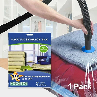 QQBED 1 PACK Large Vacuum Seal Storage Bag Space Saver Compress Bags Direct Wholesaler